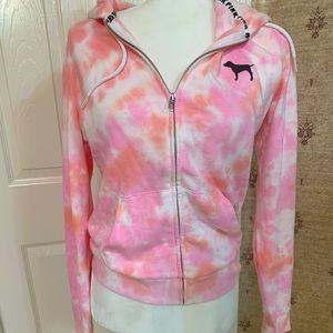 PINK zip-up hoodie NWT Size:XS